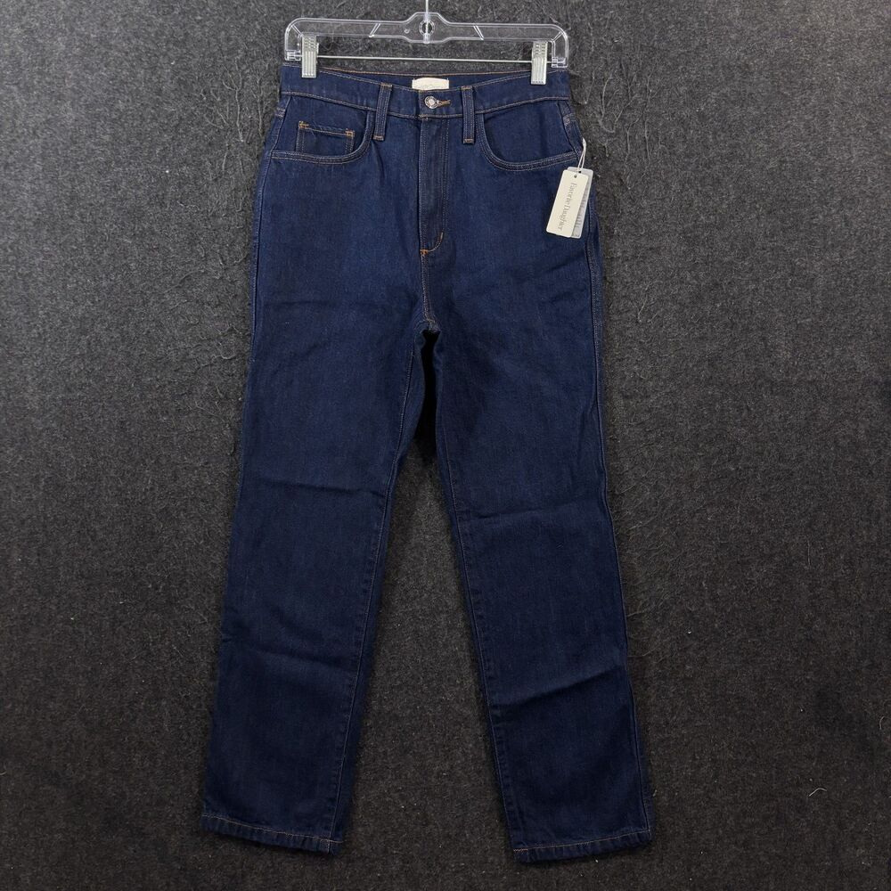 Favorite Daughter Valentina Straight Jeans Women's 25 Blue High Rise Manchester